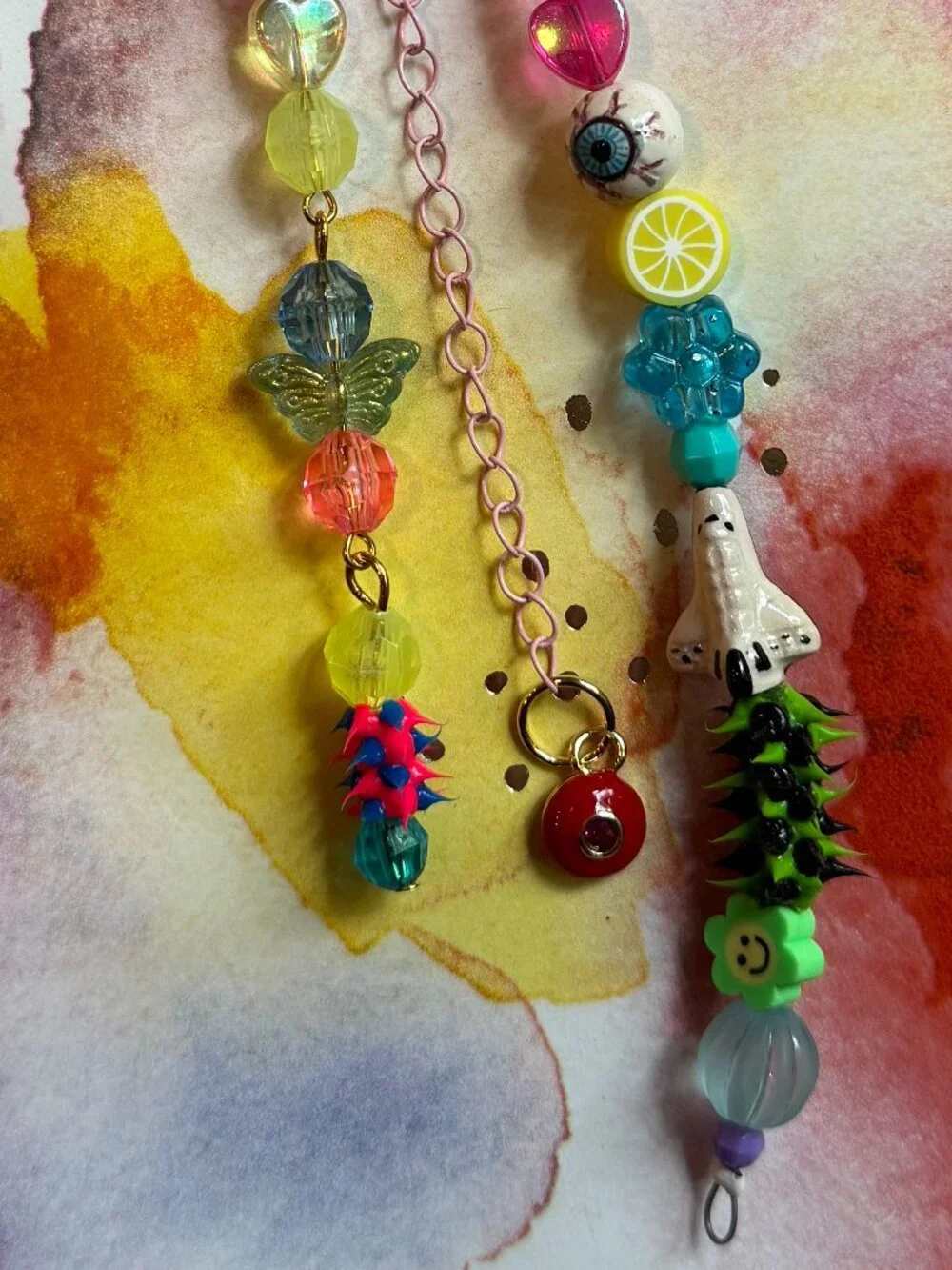 THE LIBRA RED MAGIC EYE BAG CHARM